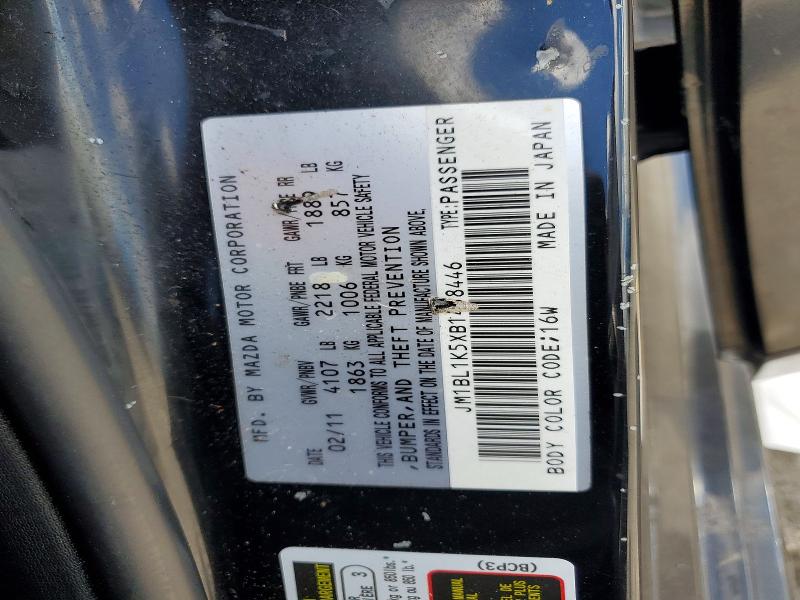 Продаж на аукціоні авто 2011 Mazda 3, vin: JM1BL1K5XB1458446, номер лоту: 51298566