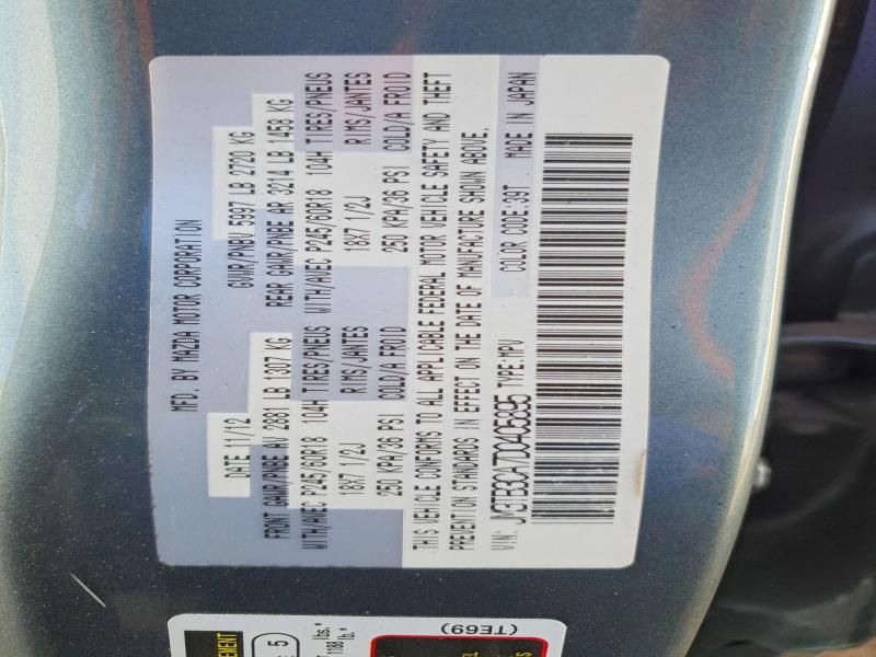 Aukcja sprzedaży 2013 Mazda Cx-9, vin: JM3TB3CA7D0405895, numer aukcji: 49674976