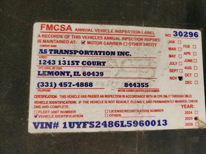 Продаж на аукціоні авто 2020 Utility Trailer Manufacture Utility Tr, vin: 1UYFS2486L5960013, номер лоту: 51099966