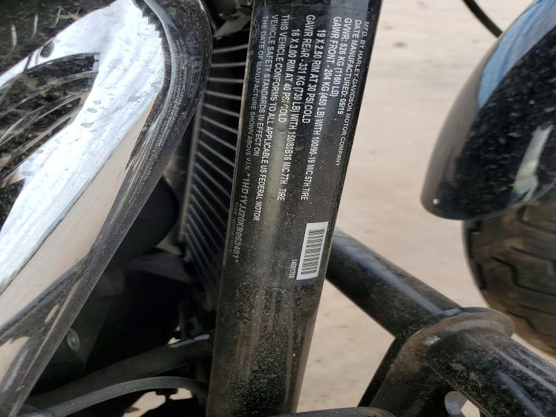 Aukcja sprzedaży 2019 Harley-davidson Fxbb, vin: 1HD1YJJ20KB063401, numer aukcji: 48188466
