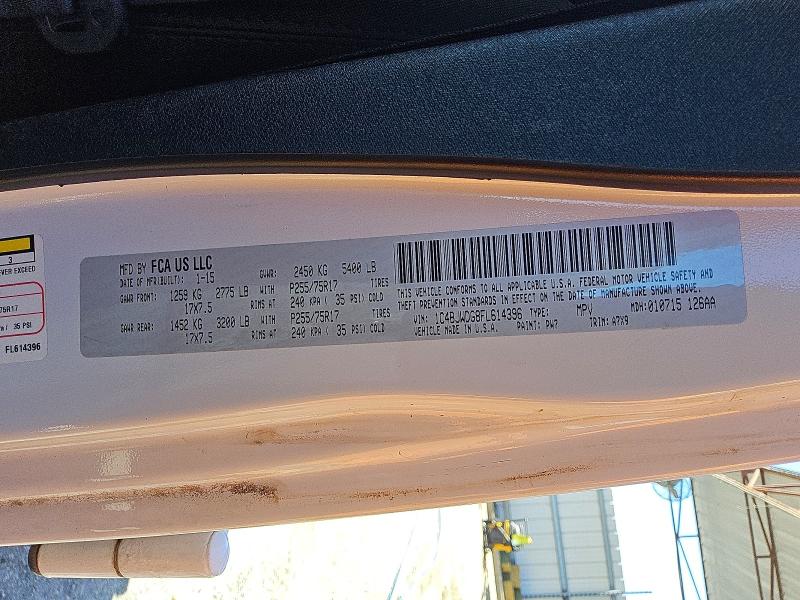 Aukcja sprzedaży 2015 Jeep Wrangler Unlimited, vin: 1C4BJWDG8FL614396, numer aukcji: 78160995