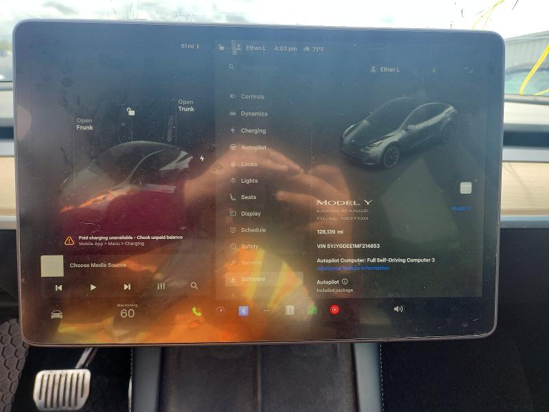 51059566 :رقم المزاد ، 5YJYGDEE1MF214853 vin ، 2021 Tesla Model Y مزاد بيع