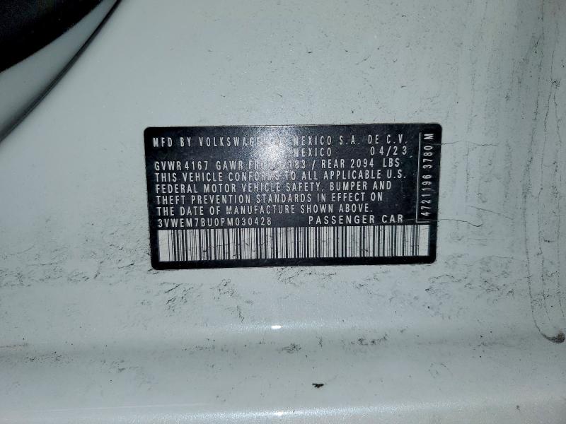 Продаж на аукціоні авто 2023 Volkswagen Jetta, vin: 3VWEM7BU0PM030428, номер лоту: 48579556