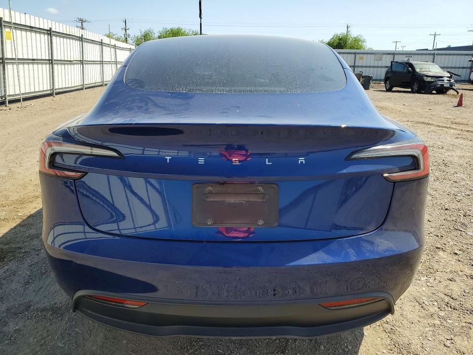 2025 Tesla Model 3 მანქანა იყიდება აუქციონზე, vin: 5YJ3E1EA0SF953463, აუქციონის ნომერი: 48867936