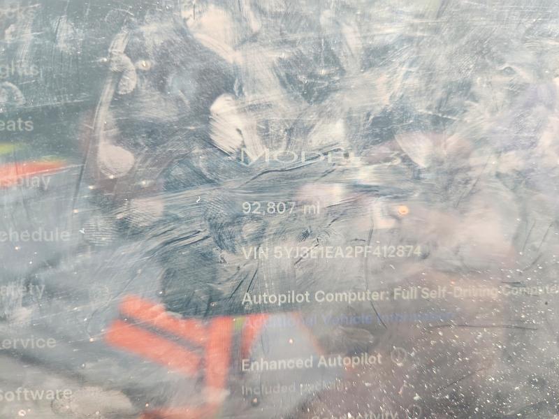 Aukcja sprzedaży 2023 Tesla Model 3, vin: 5YJ3E1EA2PF412874, numer aukcji: 51497376