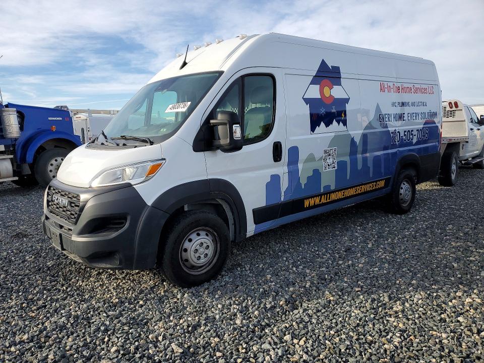 2023 Ram Promaster 3500 მანქანა იყიდება აუქციონზე, vin: 3C6MRVJGXPE508887, აუქციონის ნომერი: 49038736