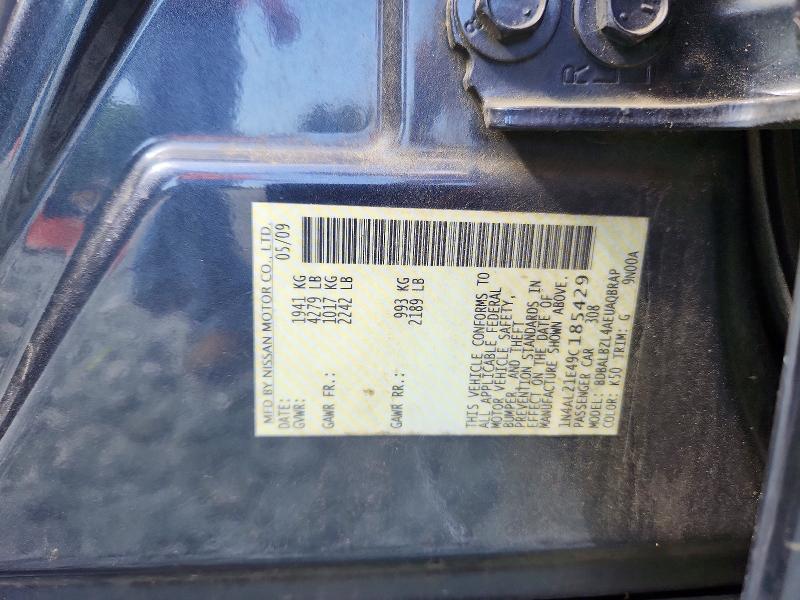 Продаж на аукціоні авто 2009 Nissan Altima, vin: 1N4AL21E49C185429, номер лоту: 51225996