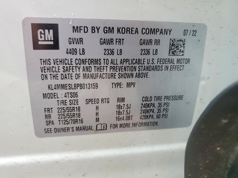Aukcja sprzedaży 2023 Buick Encore Gx, vin: KL4MMESL8PB013159, numer aukcji: 49969286