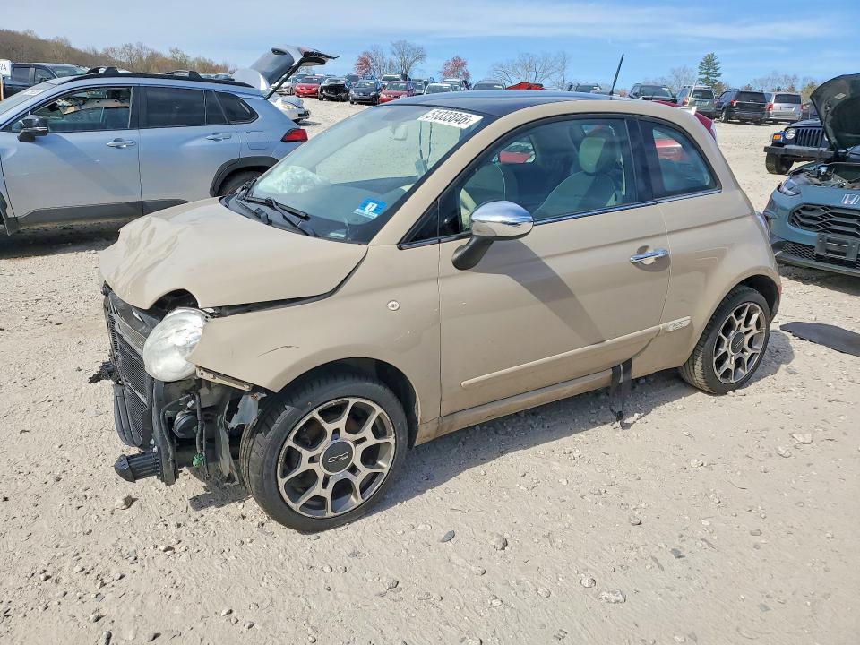 Продаж на аукціоні авто 2012 Fiat 500, vin: 3C3CFFCR7CT118230, номер лоту: 51333046