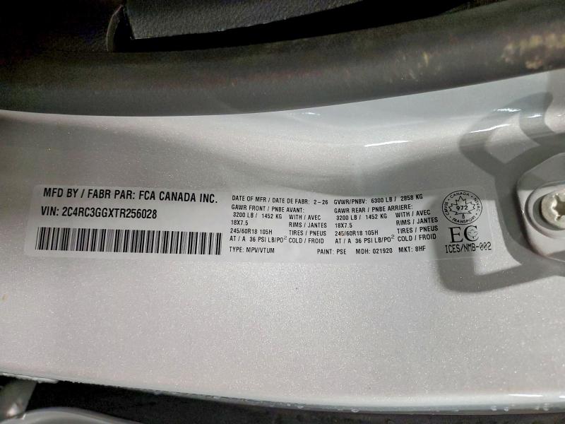Продажа на аукционе авто 2026 Chrysler Pacifica, vin: 2C4RC3GGXTR256028, номер лота: 51075336