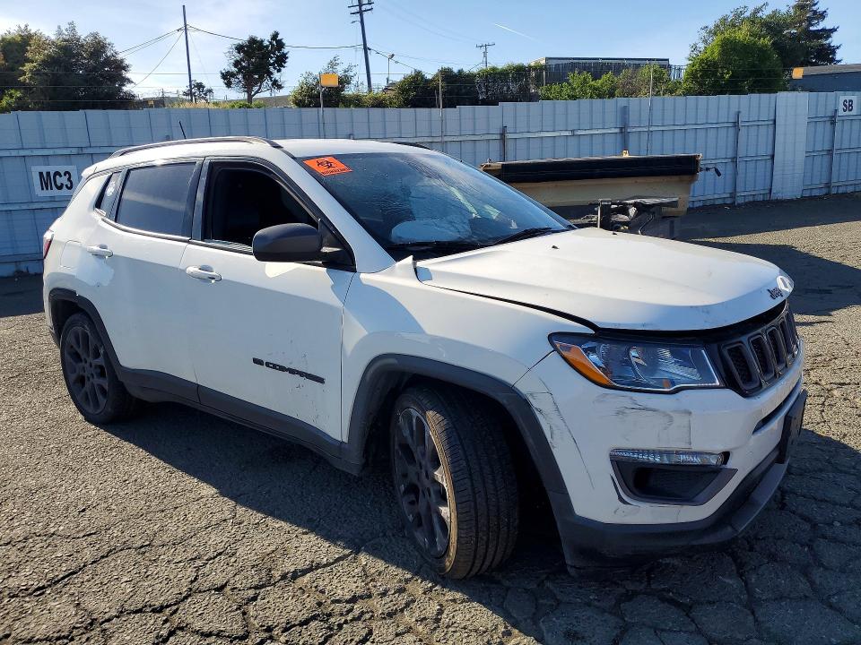 Продаж на аукціоні авто 2021 Jeep Compass, vin: 3C4NJCEBXMT596922, номер лоту: 48254766