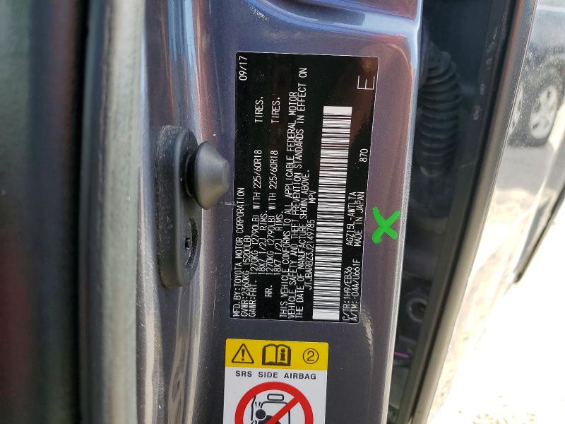 51168276 :رقم المزاد ، JTJBARBZ3J2149785 vin ، 2018 Lexus Nx 300 مزاد بيع