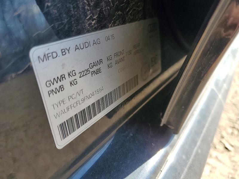 Aukcja sprzedaży 2015 Audi A4, vin: WAUFFCFL9FN041554, numer aukcji: 50243896