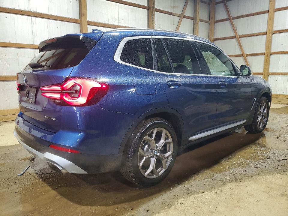 2022 Bmw X3 მანქანა იყიდება აუქციონზე, vin: 5UX53DP08N9M35425, აუქციონის ნომერი: 51558306
