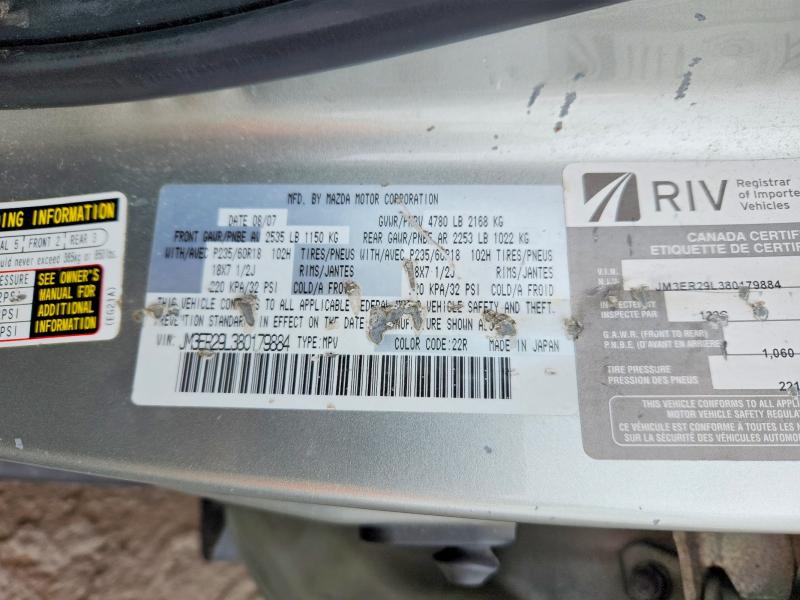 Aukcja sprzedaży 2008 Mazda Cx-7, vin: JM3ER29L380179884, numer aukcji: 48777296