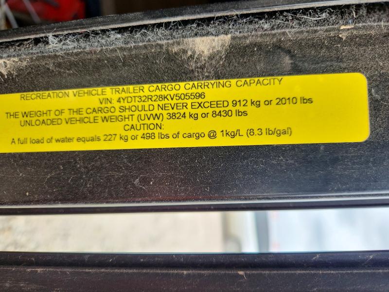 Продаж на аукціоні авто 2019 Keystone Cougar 29rli, vin: 4YDT32R28KV505596, номер лоту: 49723946