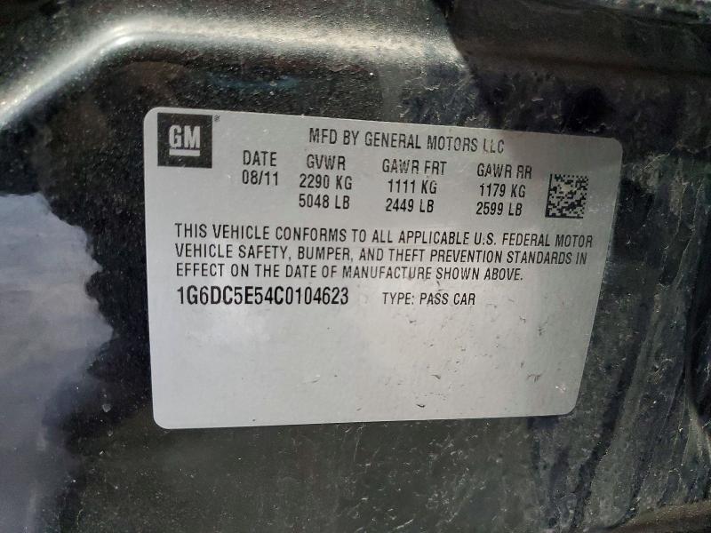 Продаж на аукціоні авто 2012 Cadillac Cts, vin: 1G6DC5E54C0104623, номер лоту: 49703676