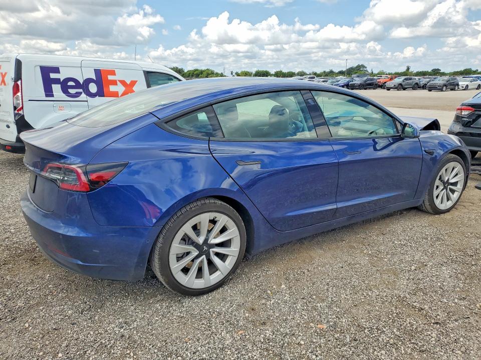 Aukcja sprzedaży 2022 Tesla Model 3, vin: 5YJ3E1EAXNF287359, numer aukcji: 51757486