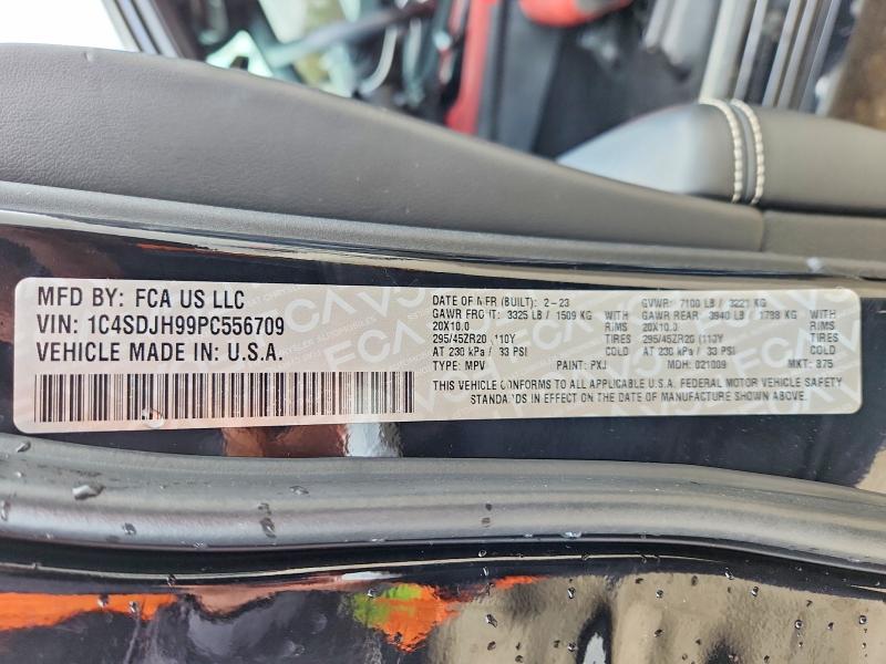 Aukcja sprzedaży 2023 Dodge Durango, vin: 1C4SDJH99PC556709, numer aukcji: 50563946