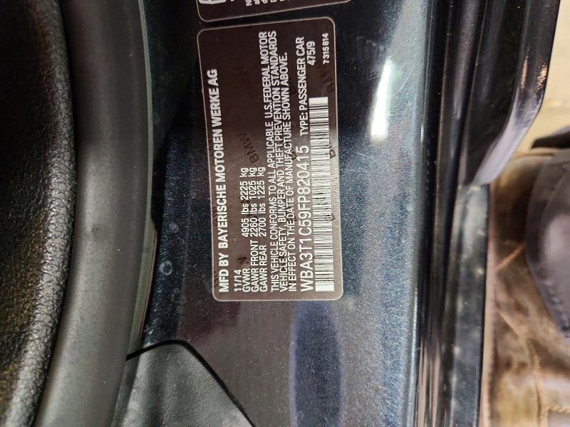 2015 Bmw 428 მანქანა იყიდება აუქციონზე, vin: WBA3T1C59FP820415, აუქციონის ნომერი: 51098736