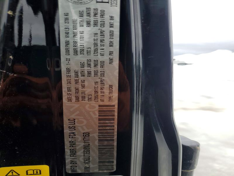 Продаж на аукціоні авто 2022 Jeep Gladiator, vin: 1C6JJTEG8NL117153, номер лоту: 46653316
