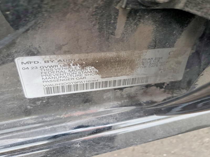 Aukcja sprzedaży 2023 Audi S3, vin: WAUH3DGY9PA116084, numer aukcji: 51444896