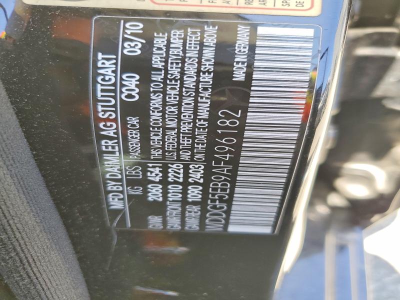 Продаж на аукціоні авто 2010 Mercedes-benz C, vin: WDDGF5EB9AF496182, номер лоту: 49591896