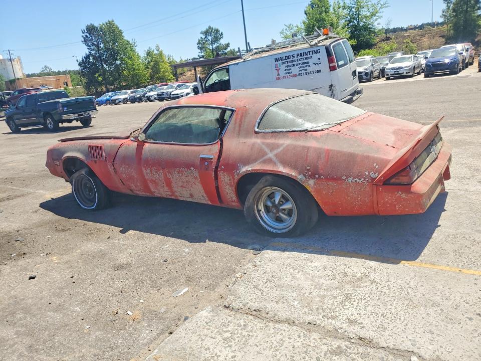 1979 Chev Camaro მანქანა იყიდება აუქციონზე, vin: 1Q87L9L503243, აუქციონის ნომერი: 50614756