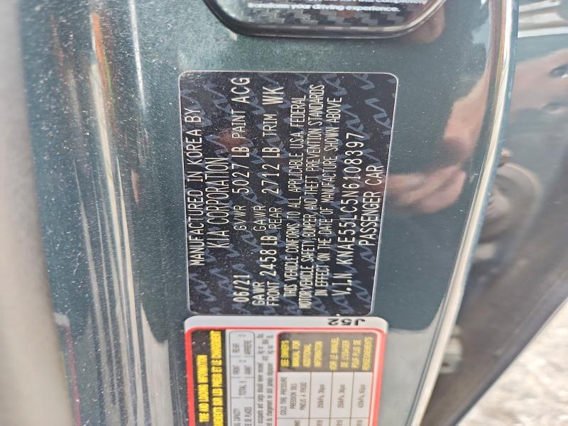 Aukcja sprzedaży 2022 Kia Stinger, vin: KNAE55LC5N6108397, numer aukcji: 50499866