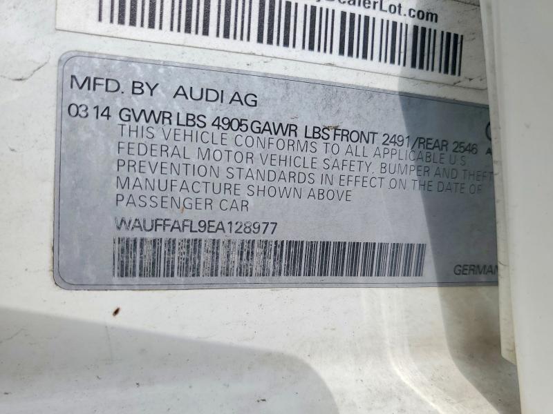 Продажа на аукционе авто 2014 Audi A4, vin: WAUFFAFL9EA128977, номер лота: 50389106