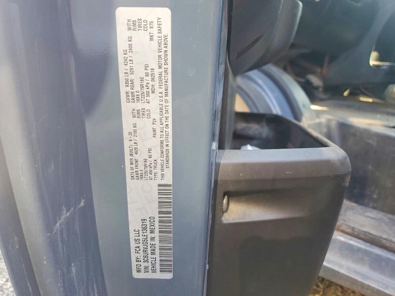 Продажа на аукционе авто 2020 Ram Promaster 3500, vin: 3C6URVJG5LE136319, номер лота: 46483136