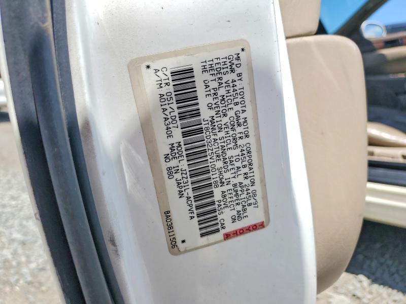 50369136 :رقم المزاد ، JT8CD32Z5V1001188 vin ، 1997 Lexus Sc مزاد بيع