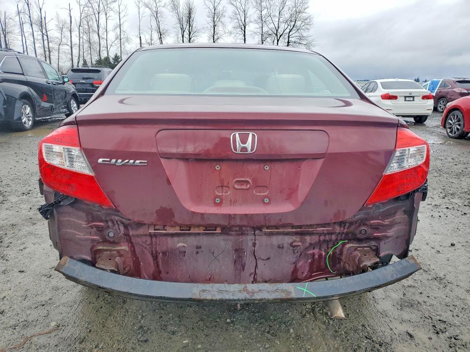 48525276 :رقم المزاد ، 2HGFB2F53CH538261 vin ، 2012 Honda Civic مزاد بيع