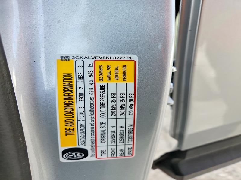 Aukcja sprzedaży 2019 Gmc Terrain, vin: 3GKALVEV5KL322771, numer aukcji: 48147536