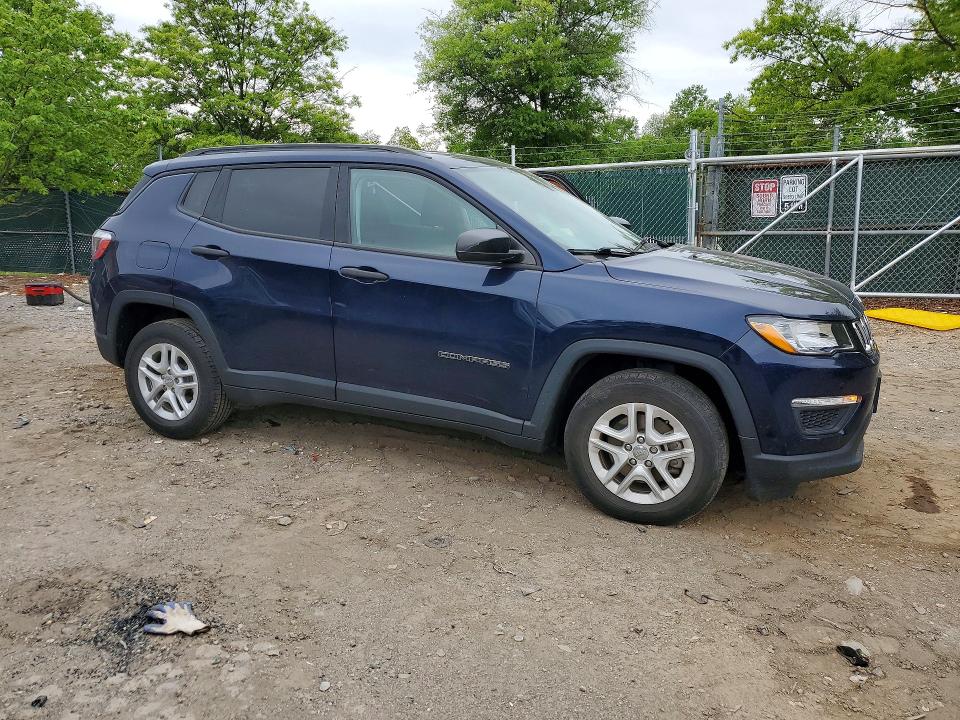 2017 Jeep Compass მანქანა იყიდება აუქციონზე, vin: 3C4NJCAB2HT659801, აუქციონის ნომერი: 51526786
