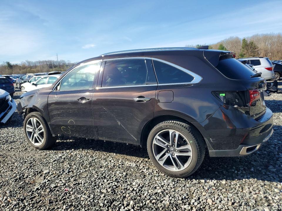 2017 Acura Mdx მანქანა იყიდება აუქციონზე, vin: 5FRYD4H88HB024115, აუქციონის ნომერი: 49151236