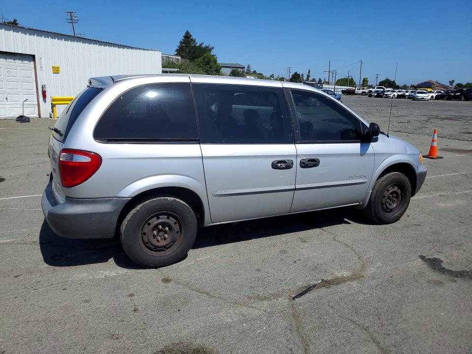 52038236 :رقم المزاد ، 1B4GP25B31B228934 vin ، 2001 Dodge Caravan مزاد بيع