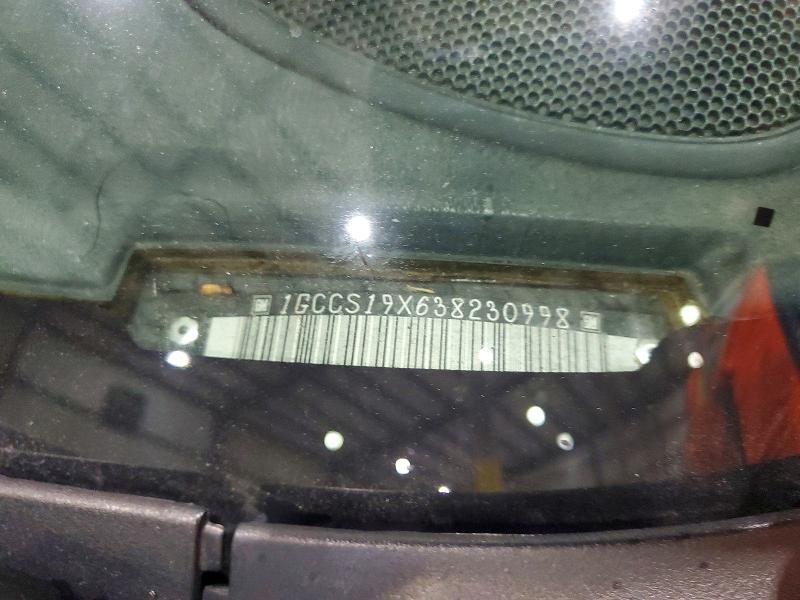 2003 Chevrolet S Truck მანქანა იყიდება აუქციონზე, vin: 1GCCS19X638230998, აუქციონის ნომერი: 51598426