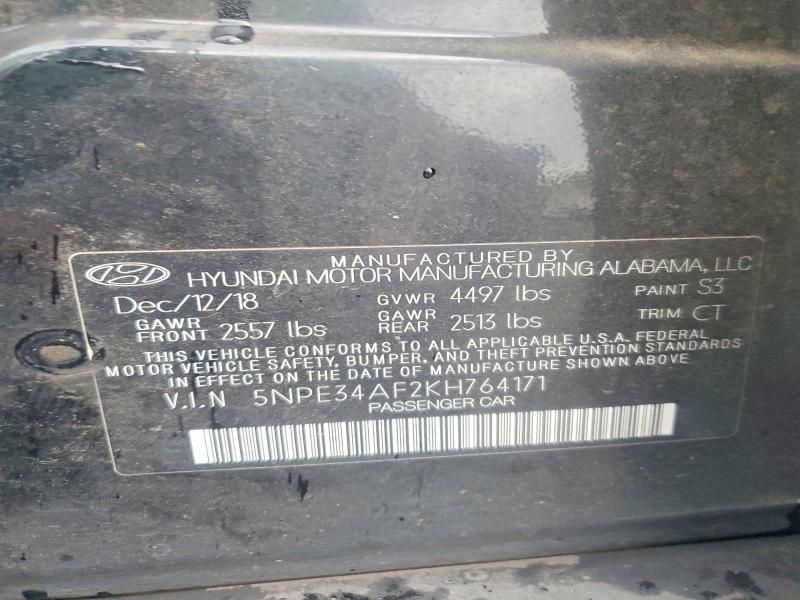 Продажа на аукционе авто 2019 Hyundai Sonata, vin: 5NPE34AF2KH764171, номер лота: 51141546