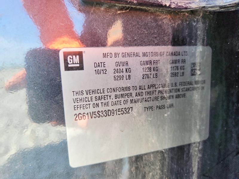 Aukcja sprzedaży 2013 Cadillac Xts, vin: 2G61V5S33D9155327, numer aukcji: 49802326