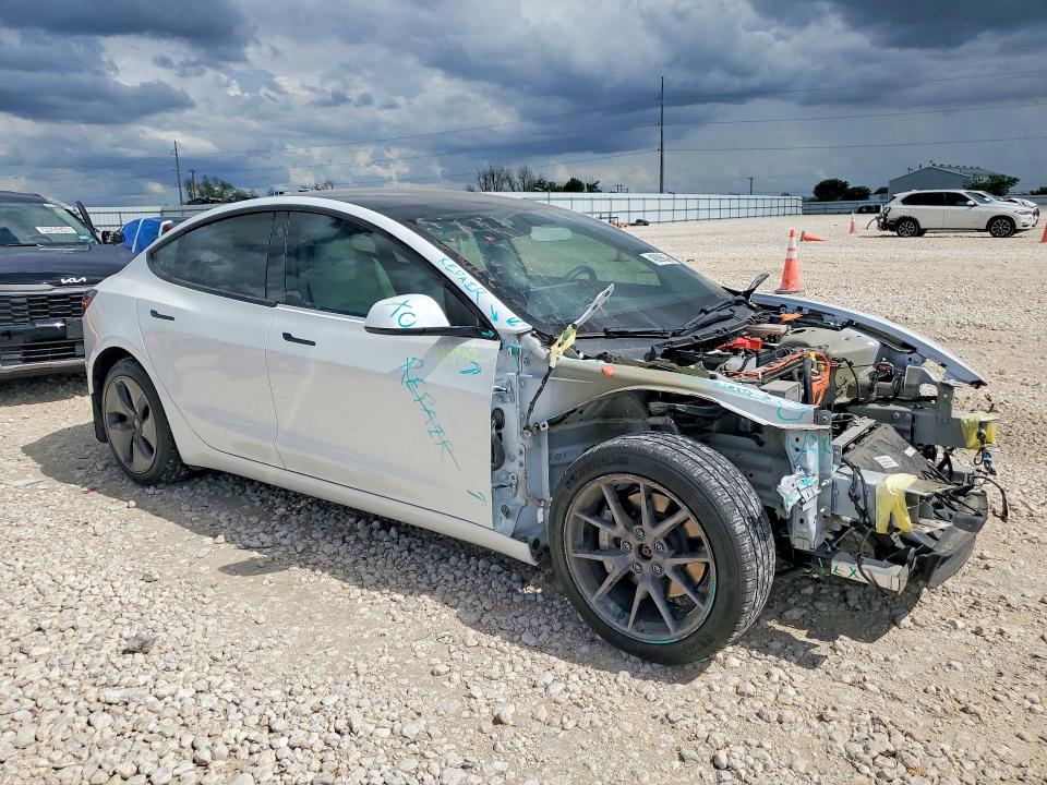 2022 Tesla Model 3 მანქანა იყიდება აუქციონზე, vin: 5YJ3E1EB5NF152279, აუქციონის ნომერი: 48866836
