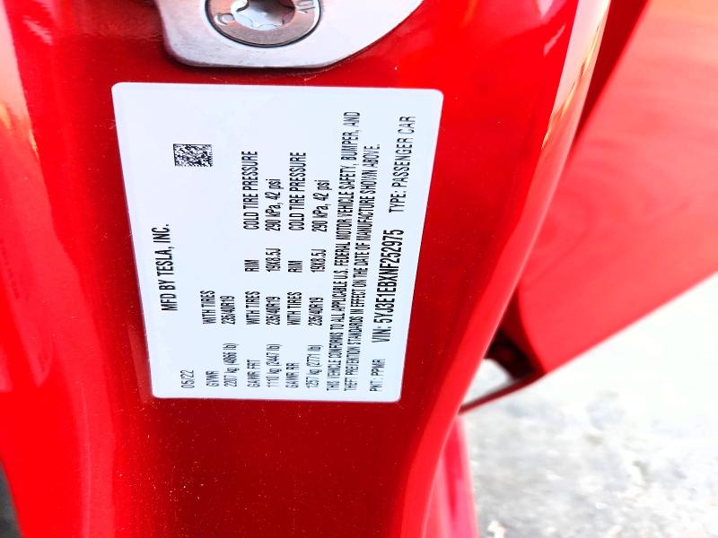 Продаж на аукціоні авто 2022 Tesla Model 3, vin: 5YJ3E1EBXNF252975, номер лоту: 49934606