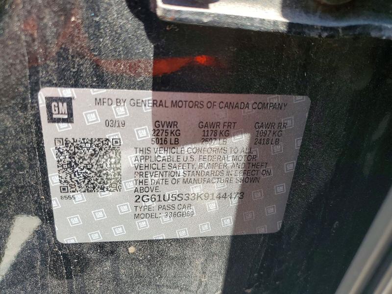 Продаж на аукціоні авто 2019 Cadillac Xts, vin: 2G61U5S33K9144473, номер лоту: 51153206