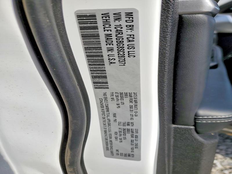 2025 Jeep Grand Cherokee მანქანა იყიდება აუქციონზე, vin: 1C4RJGBG8SC287371, აუქციონის ნომერი: 49109986