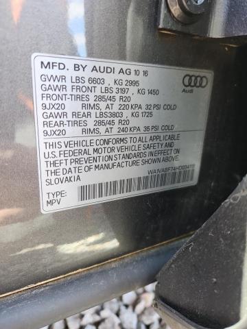 Продаж на аукціоні авто 2017 Audi Q7, vin: WA1VABF74HD034119, номер лоту: 51163376