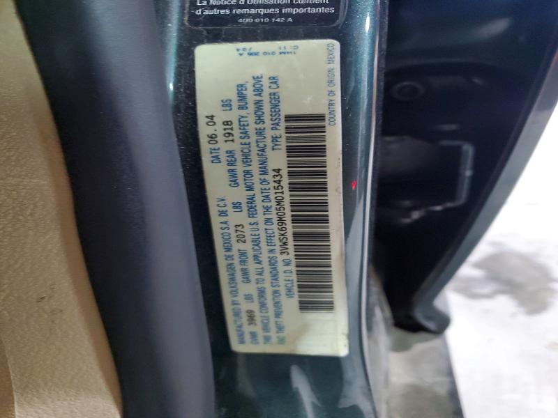 Продажа на аукционе авто 2005 Volkswagen Jetta, vin: 3VWSK69M05M015434, номер лота: 48270486