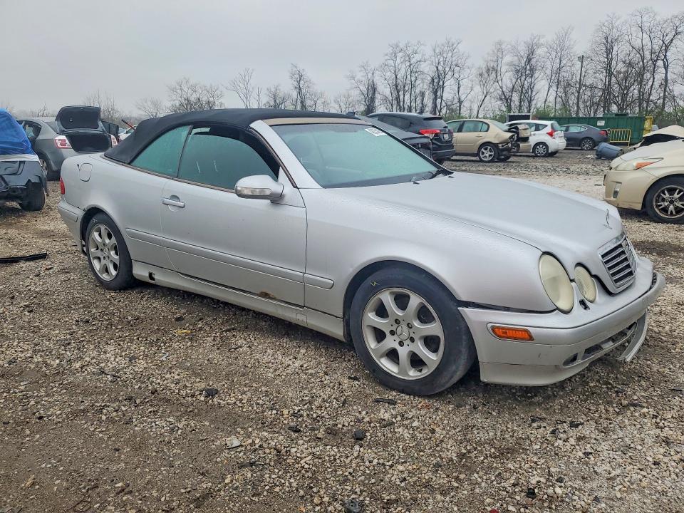 48235426 :رقم المزاد ، WDBLK65G23T135773 vin ، 2003 Mercedes-benz Clk مزاد بيع