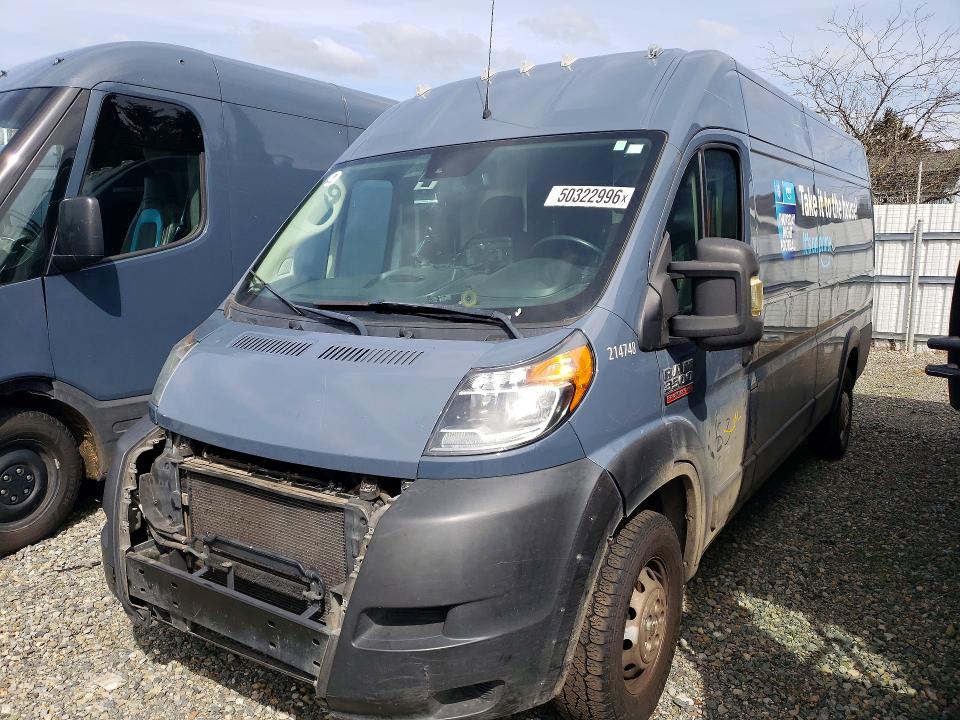50322996 :رقم المزاد ، 3C6MRVJG9ME562192 vin ، 2021 Ram Promaster 3500 مزاد بيع