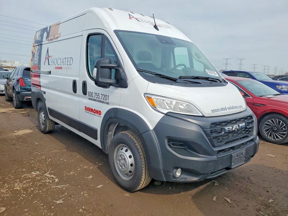 2023 Ram Promaster 2500 მანქანა იყიდება აუქციონზე, vin: 3C6LRVCG8PE558759, აუქციონის ნომერი: 50042556