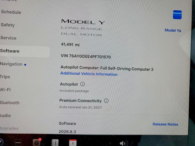 Продажа на аукционе авто 2023 Tesla Model Y, vin: 7SAYGDEE4PF701570, номер лота: 48270626